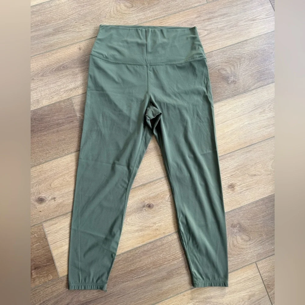 Olive Green Leggings - Picture 2 of 3